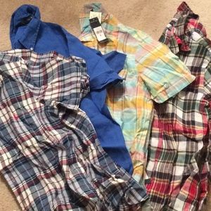 Mens Ralph Lauren 4 button down shirts
